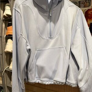 Softstreme light Blue Half-Zip Pullover- lululemon